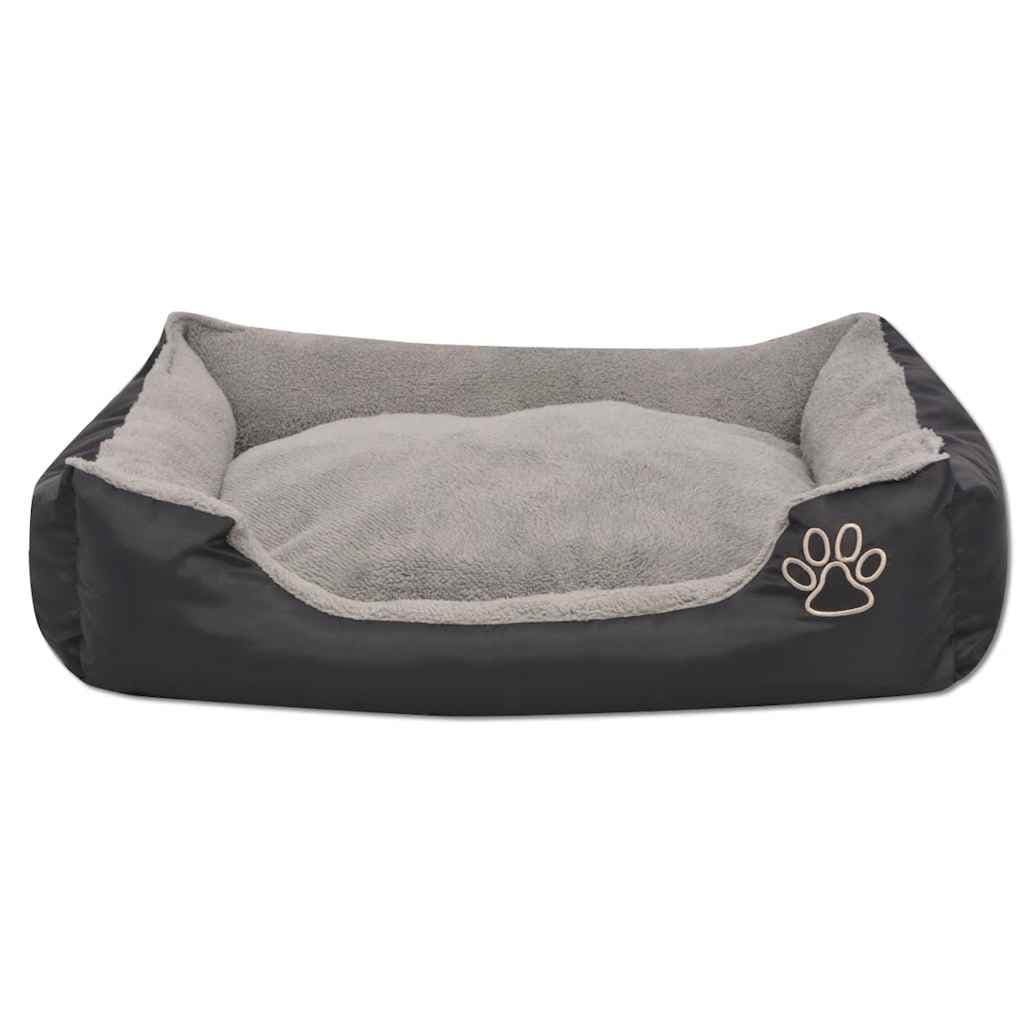 Cuccia per Cani con Cuscino Imbottito Taglia XL Nero — miniatura 2 di 3