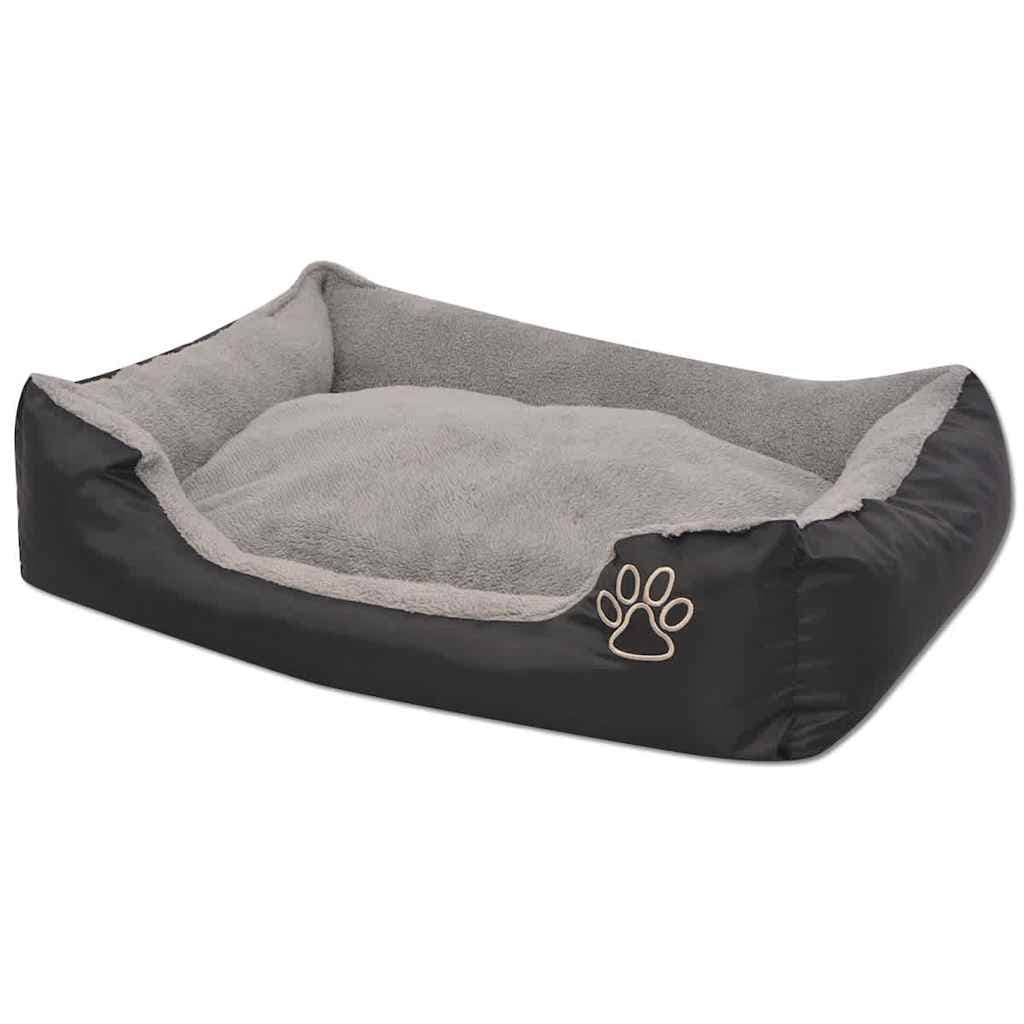 Cuccia per Cani con Cuscino Imbottito Taglia XXL Nero — miniatura 1 di 3