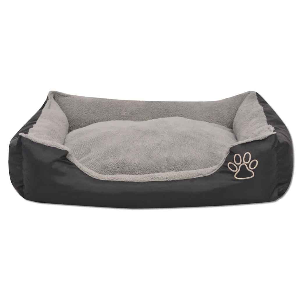 Cuccia per Cani con Cuscino Imbottito Taglia XXL Nero — miniatura 2 di 3