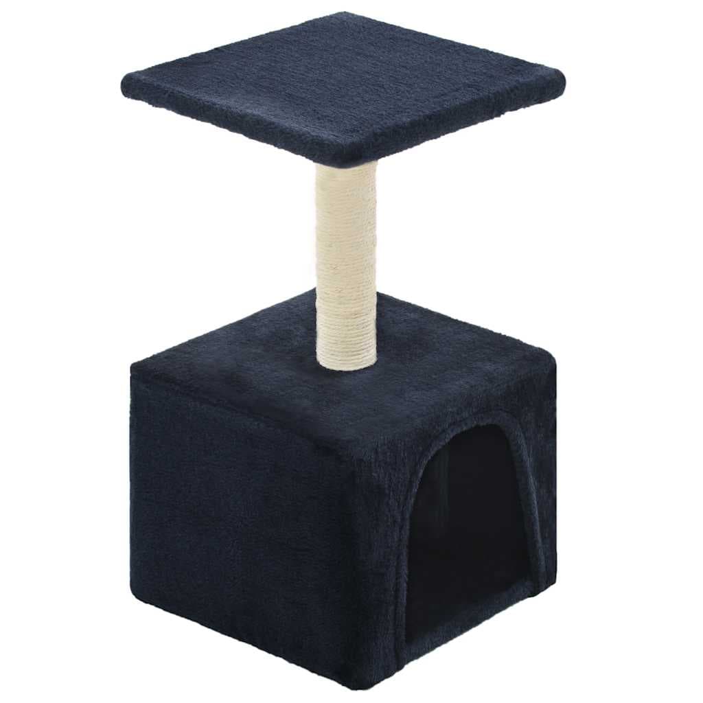 Albero per Gatti con Tiragraffi in Sisal 55 cm Blu Scuro — miniatura 2 di 6