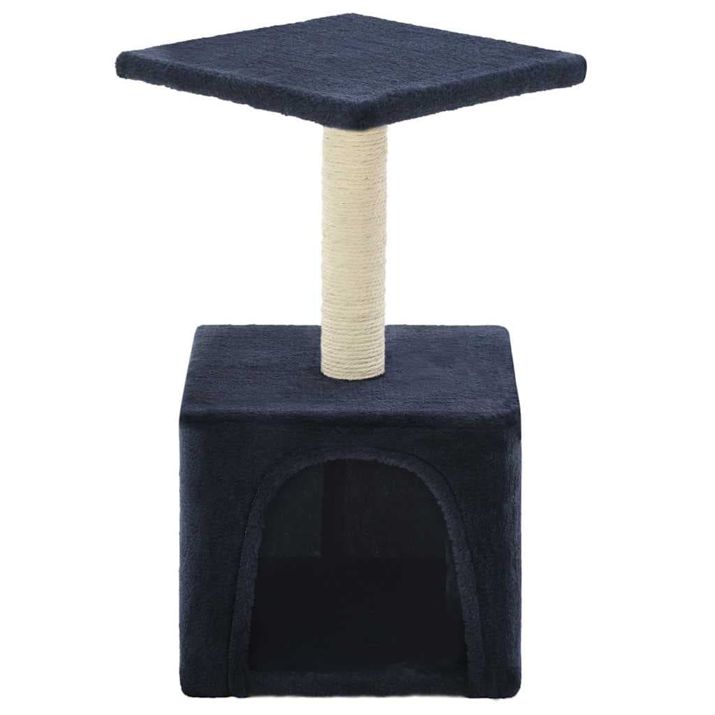 Albero per Gatti con Tiragraffi in Sisal 55 cm Blu Scuro — miniatura 3 di 6