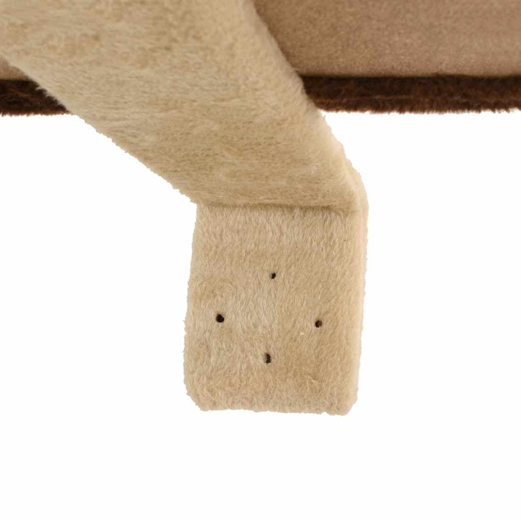 Albero Gatti Tiragraffi in Sisal a Muro 194 cm Beige e Marrone — miniatura 8 di 8