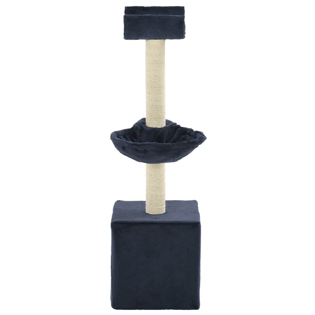 Albero per Gatti con Tiragraffi in Sisal 105 cm Blu — miniatura 2 di 3