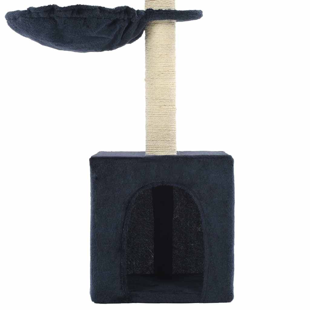 Albero per Gatti con Tiragraffi in Sisal 105 cm Blu — miniatura 3 di 3