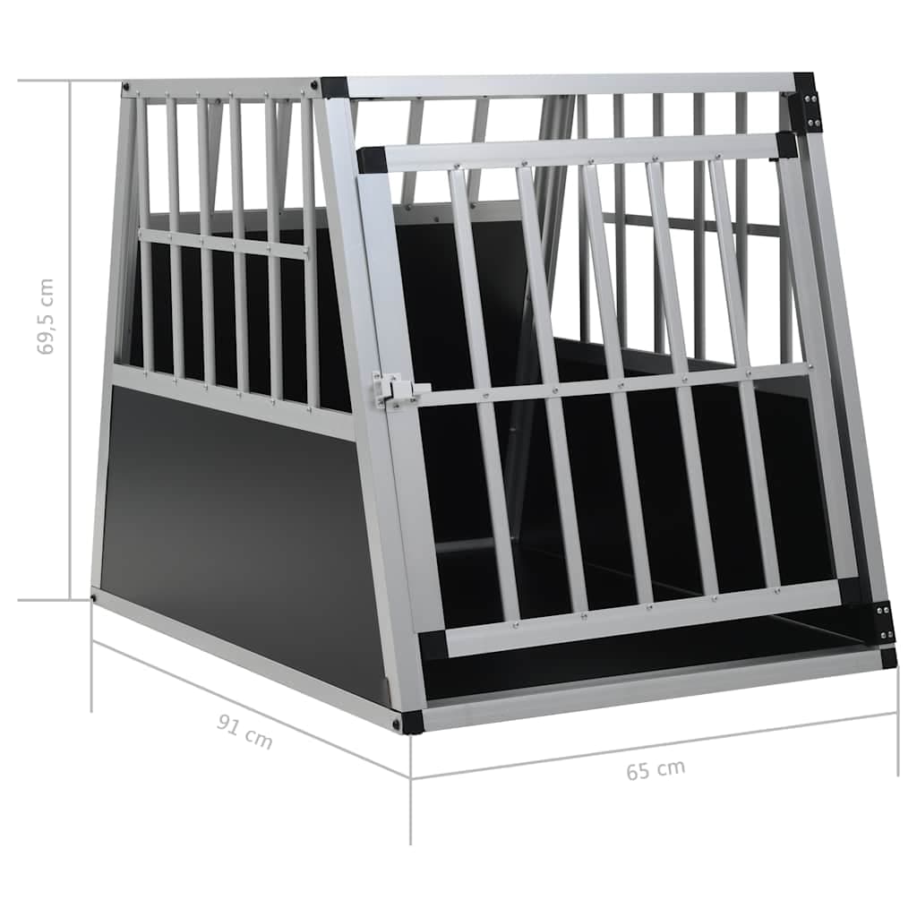 Trasportino per Cani con Porta Singola 65x91x69,5 cm — foto 9 di 9