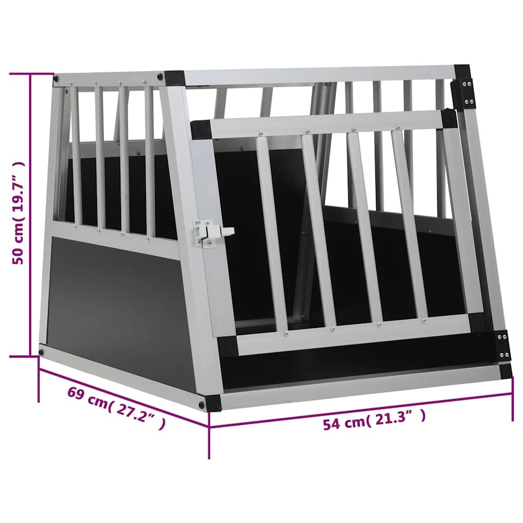 Trasportino per Cani con Porta Singola 54x69x50 cm — miniatura 9 di 9