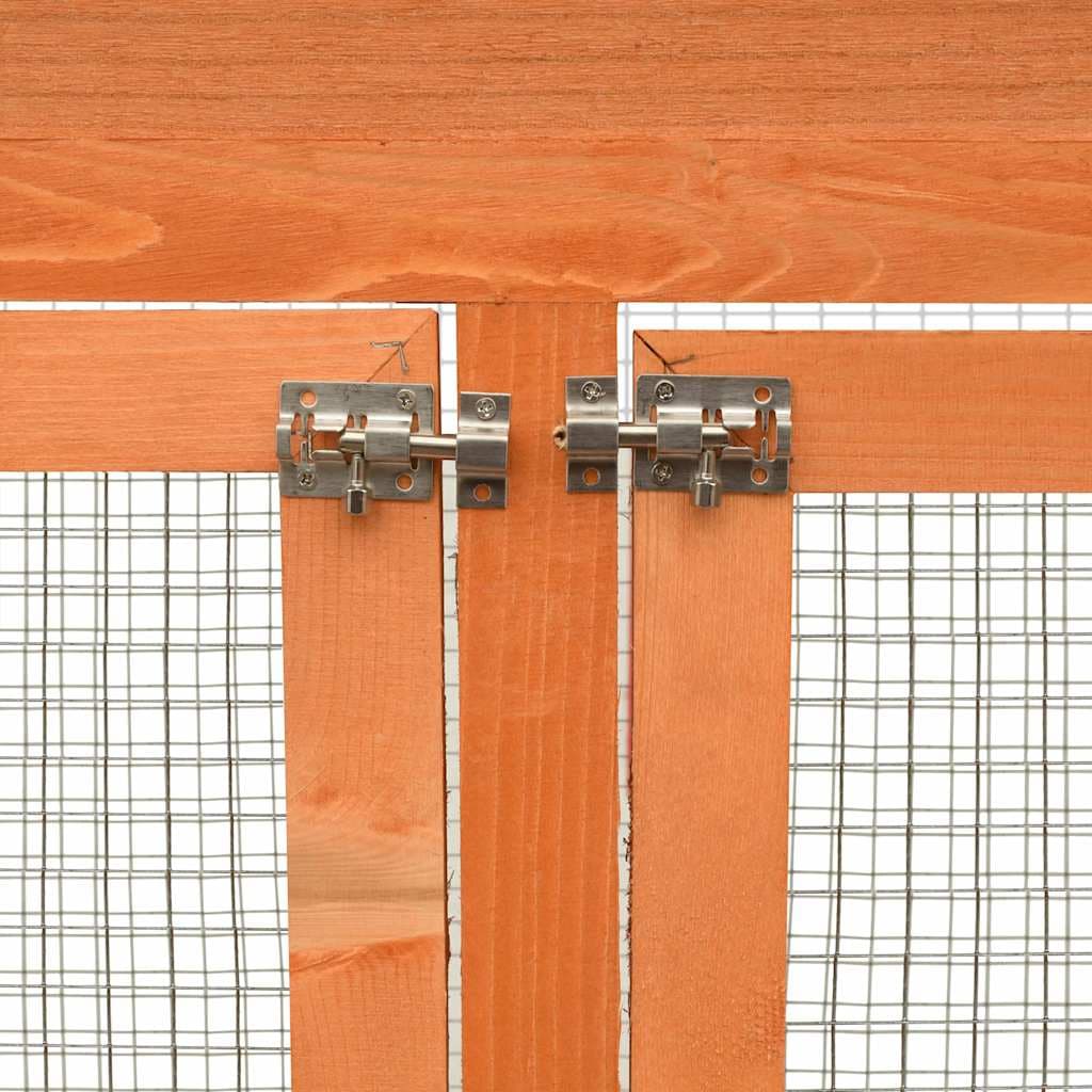 Gabbia per Uccelli in Legno di Pino e Abete 125,5x59,5x164 cm — miniatura 3 di 7