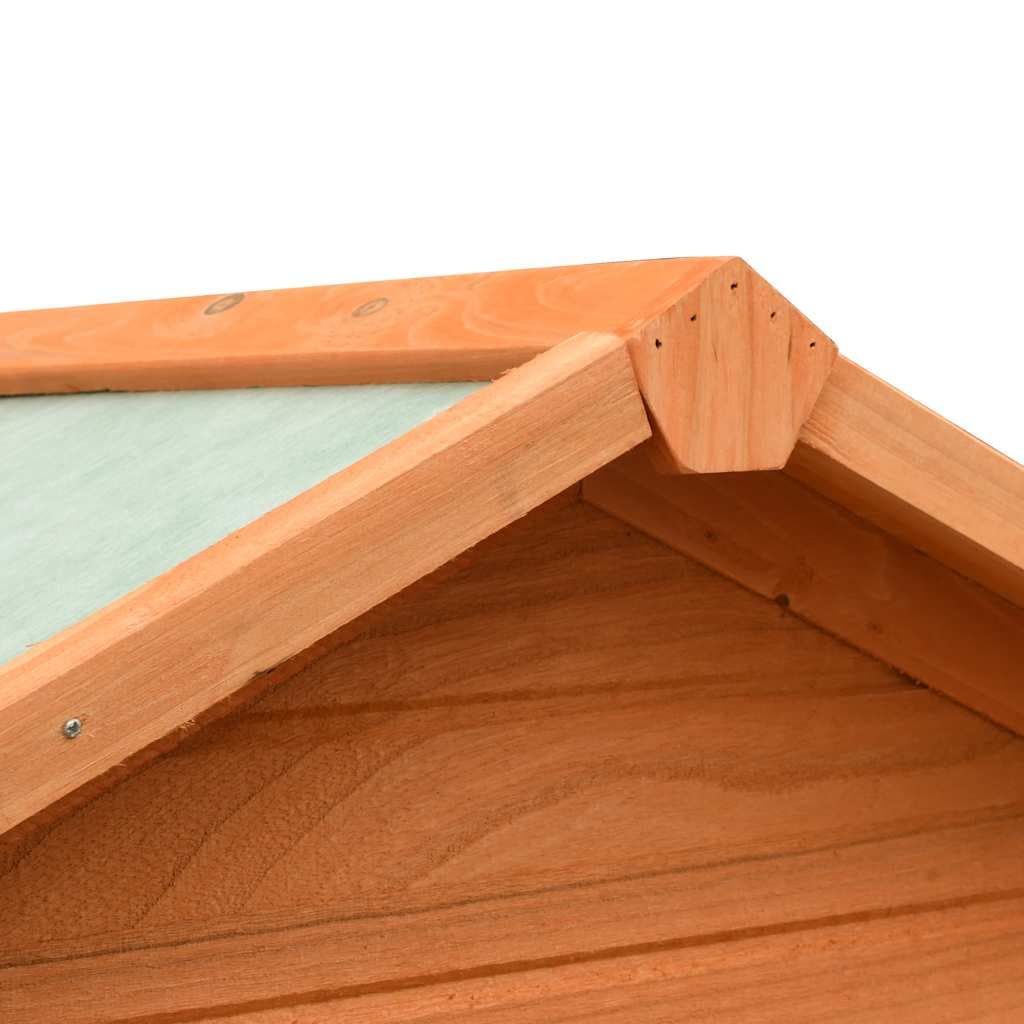 Gabbia per Uccelli in Legno di Pino e Abete 125,5x59,5x164 cm — miniatura 4 di 7