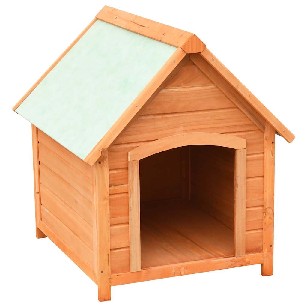 Cuccia per Cani in Legno Massello di Pino e Abete 72x85x82 cm — miniatura 1 di 6