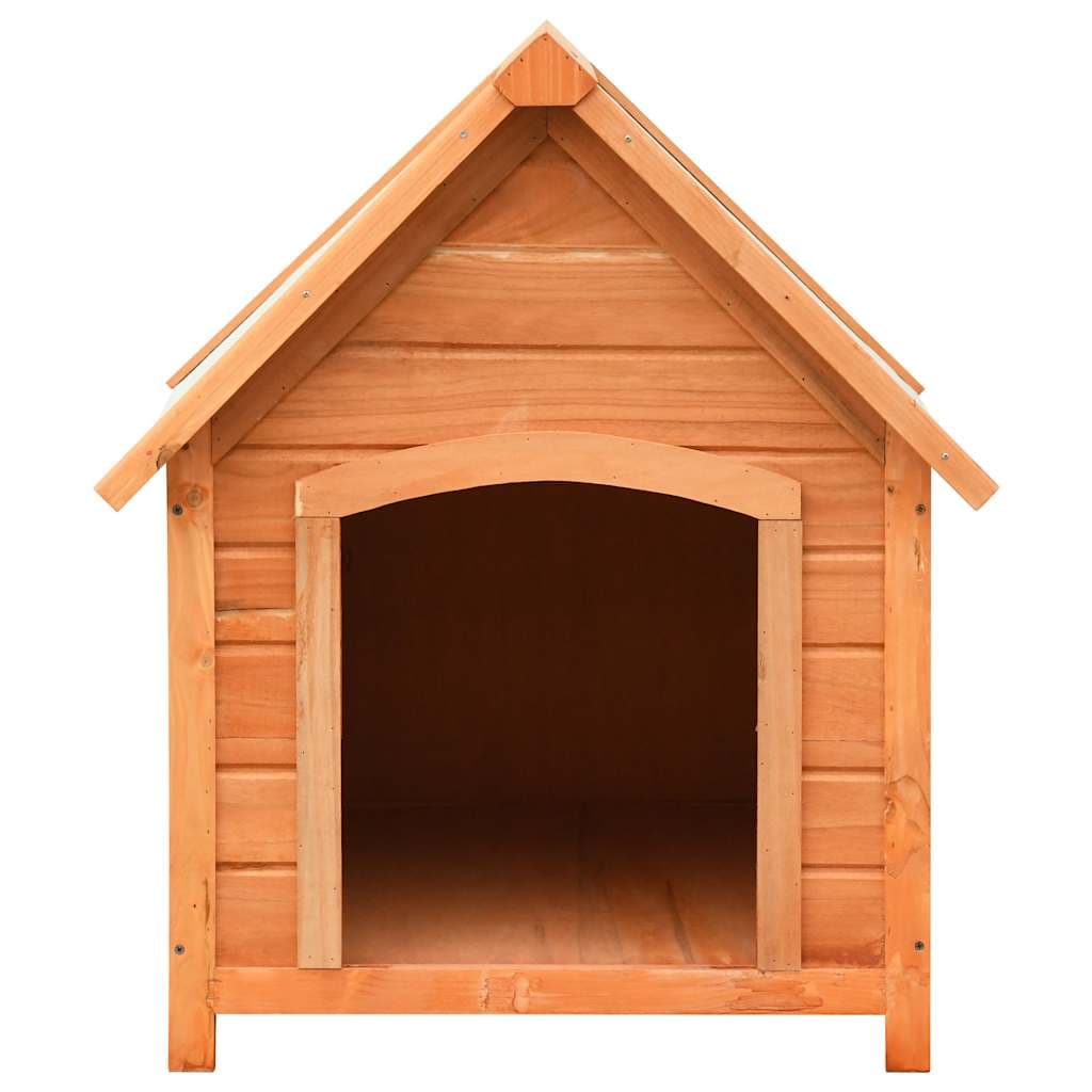 Cuccia per Cani in Legno Massello di Pino e Abete 72x85x82 cm — miniatura 2 di 6