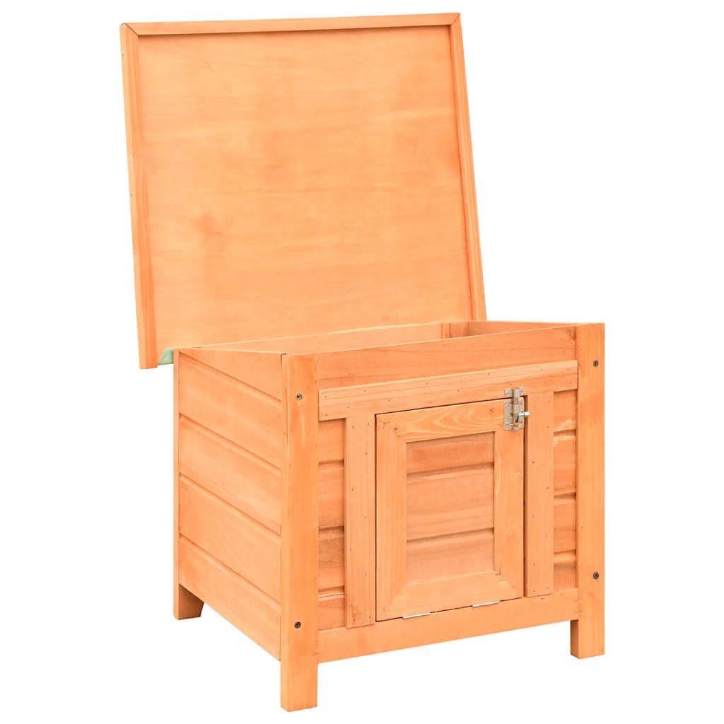 Cuccia per Gatti in Legno di Pino e Abete 50x46x43,5 cm — miniatura 2 di 11