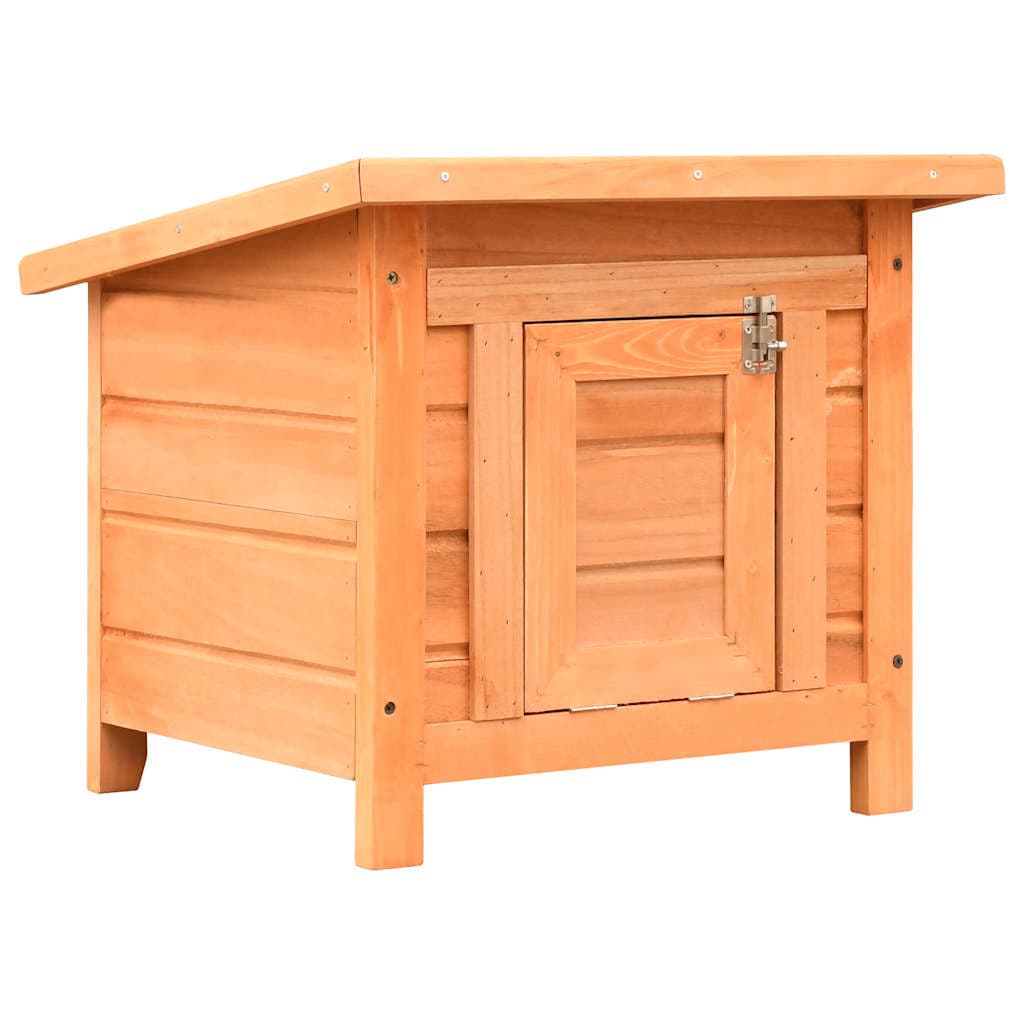 Cuccia per Gatti in Legno di Pino e Abete 50x46x43,5 cm — miniatura 3 di 11