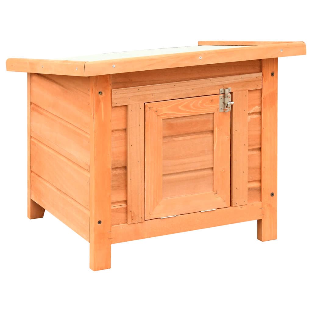 Cuccia per Gatti in Legno di Pino e Abete 50x46x43,5 cm — miniatura 4 di 11