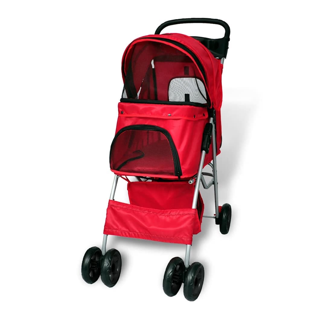 Passeggino per Cani Rosso — miniatura 2 di 5