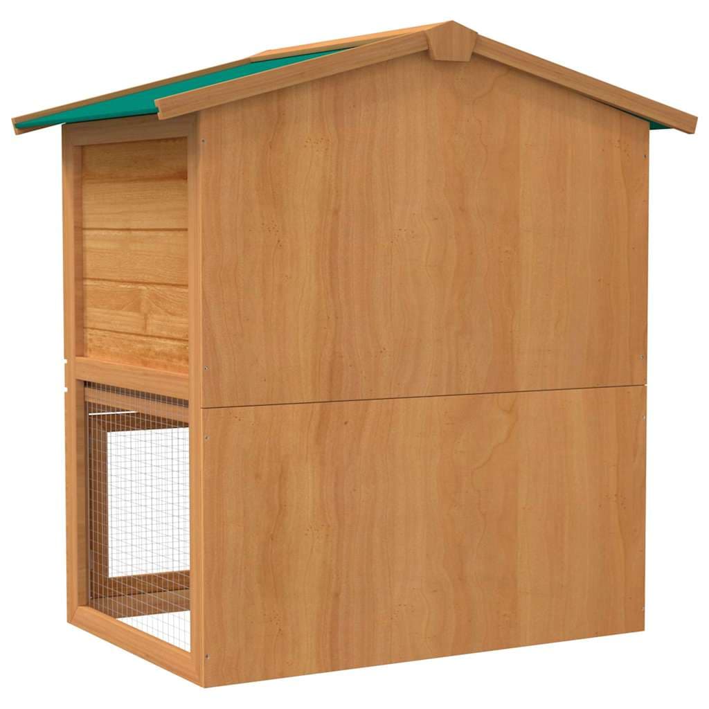 Conigliera all'Aperto Gabbia Piccoli Animali 3 Porte Legno — miniatura 3 di 7