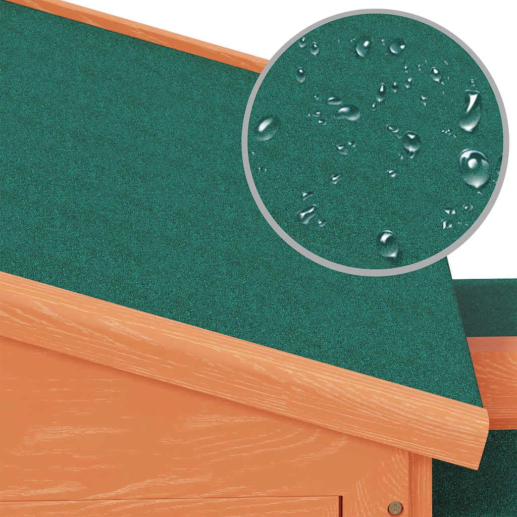 Conigliera all'Aperto Gabbia Animali Piccoli Casetta in Legno — miniatura 6 di 8