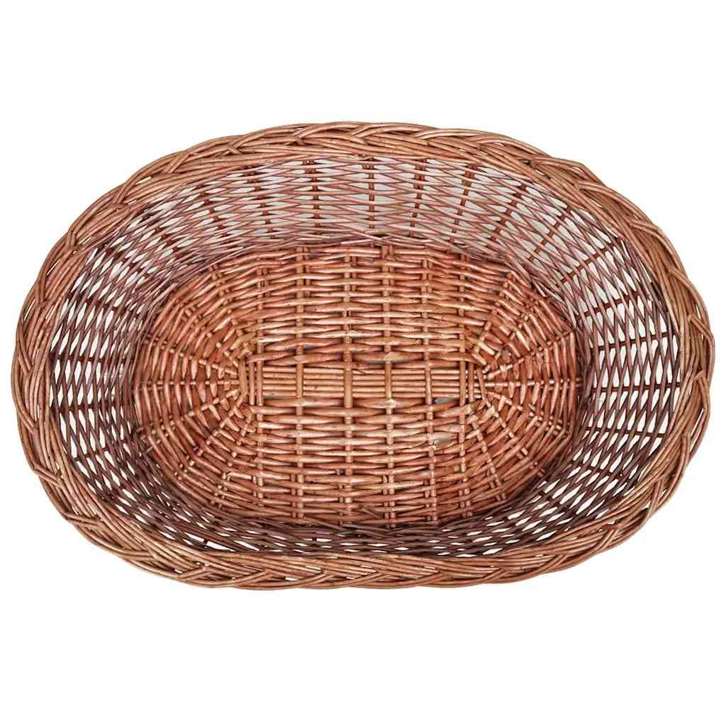 Cesto/Cuccia per Cani in Vimini Naturale 50 cm — miniatura 2 di 3