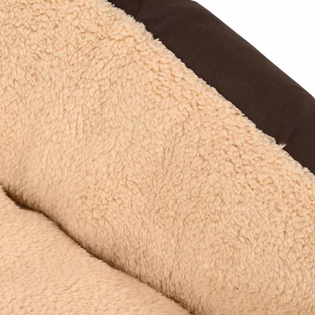 Lettino per Cani Marrone e Beige XXL — miniatura 4 di 6