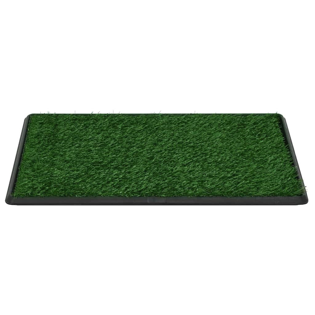 Toilette Animali 2pz Vassoio e Prato Finto Verde 76x51x3cm WC — foto 4 di 8