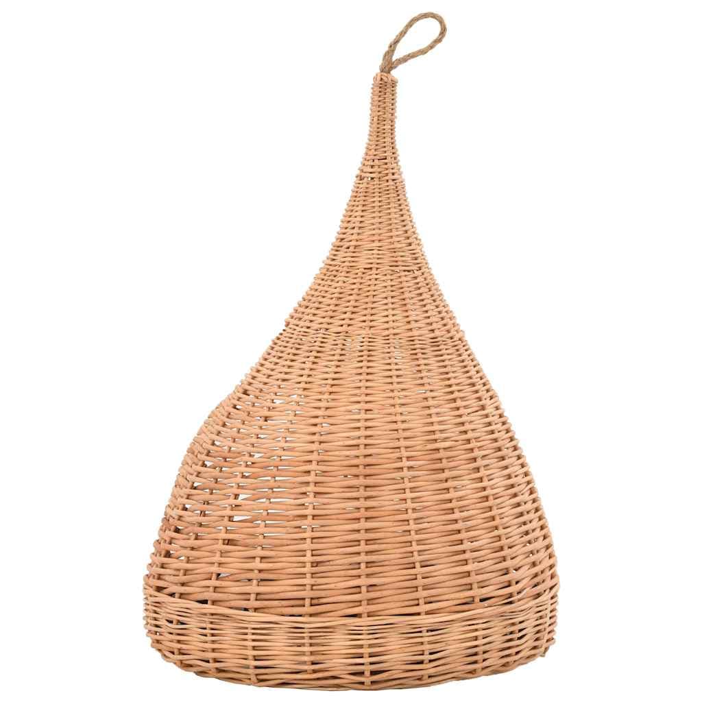 Cesta per Gatti con Cuscino 40x60cm Teepee Salice Naturale — miniatura 4 di 7