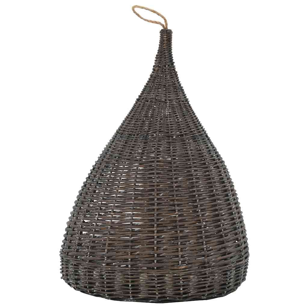 Cesta per Gatti Cuscino Grigio 40x60cm Teepee Salice Naturale — miniatura 4 di 7