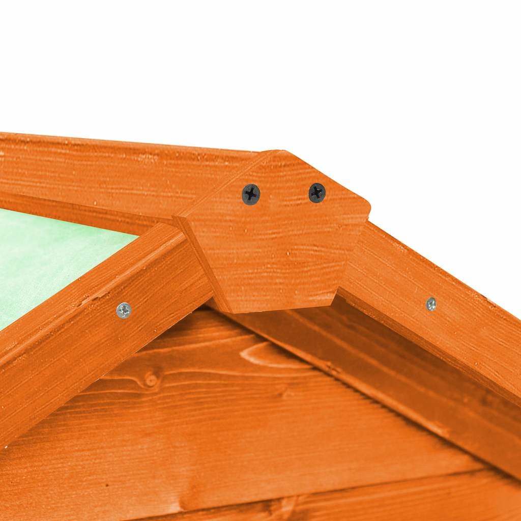 Conigliera 140x63x120 cm Legno Massello di Abete — miniatura 4 di 10