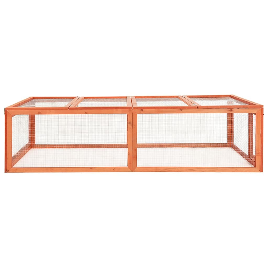 Conigliera 183x90x46,5 cm in Legno Massello di Abete — miniatura 2 di 6