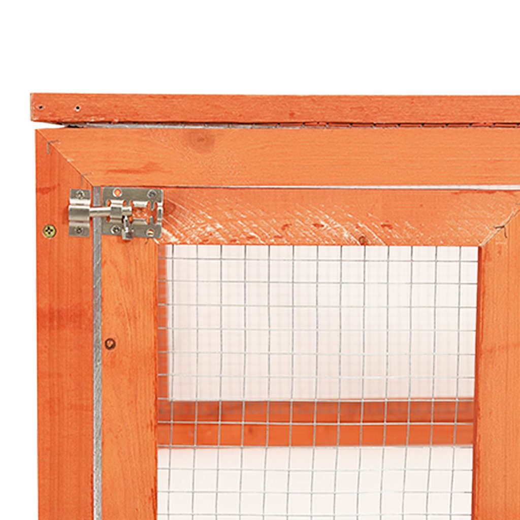 Conigliera 183x90x46,5 cm in Legno Massello di Abete — miniatura 3 di 6