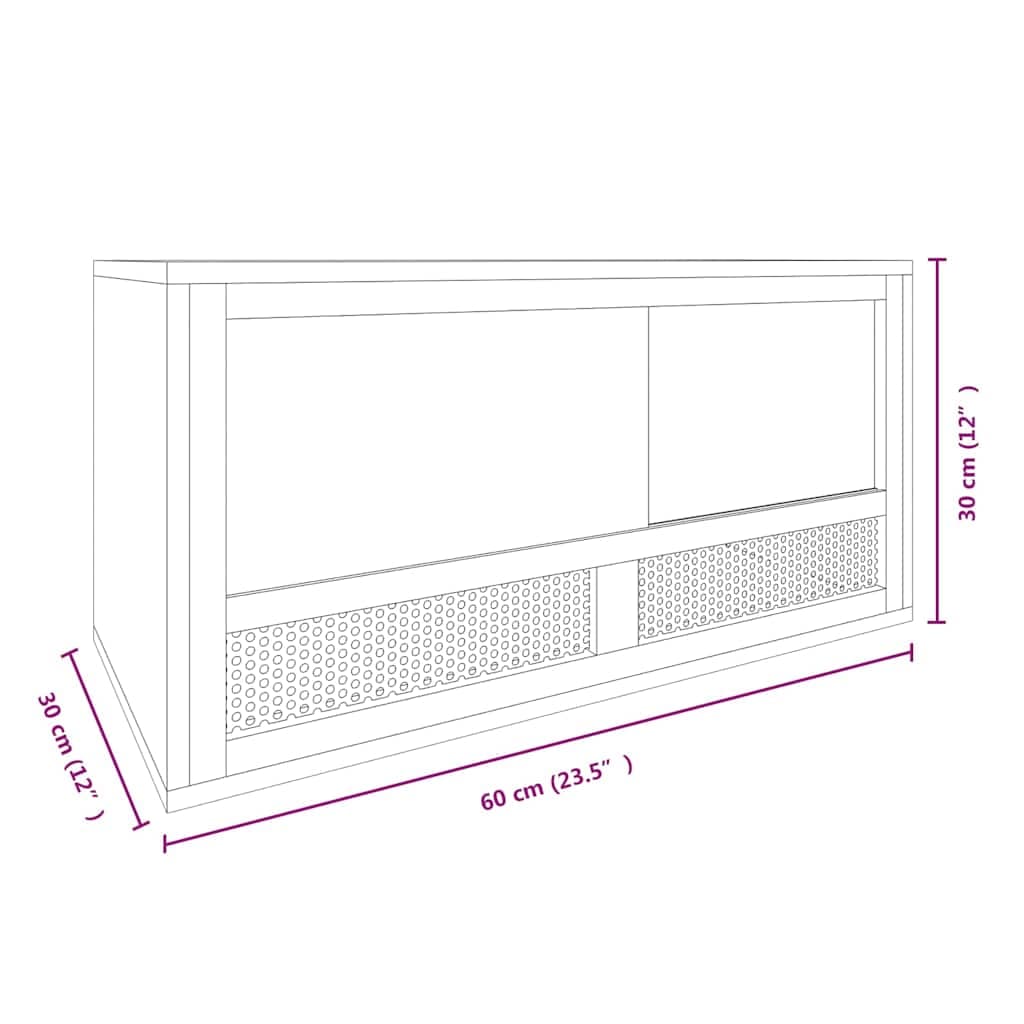 Terrario in Legno Multistrato 60x30x30 cm — miniatura 4 di 4