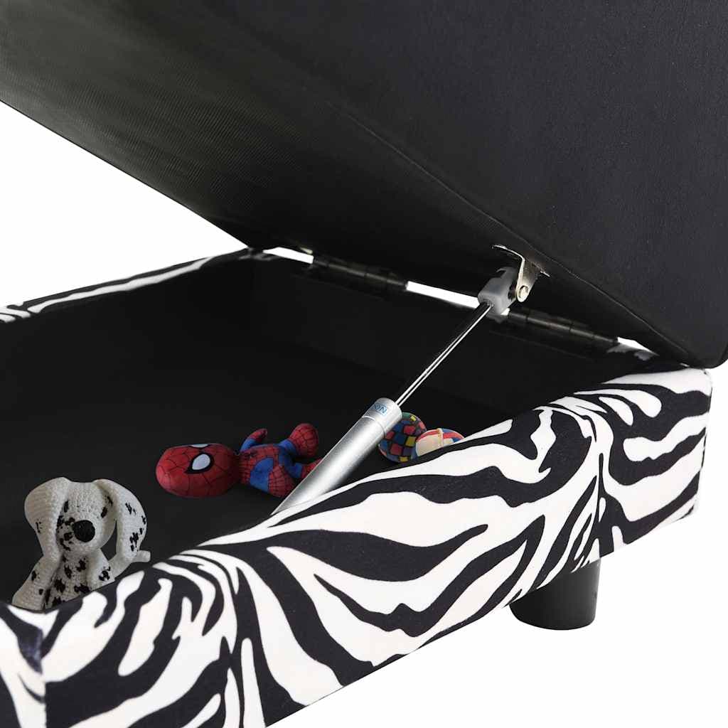 Divano per Cani Nero 57x34x36 cm in Peluche — miniatura 6 di 9
