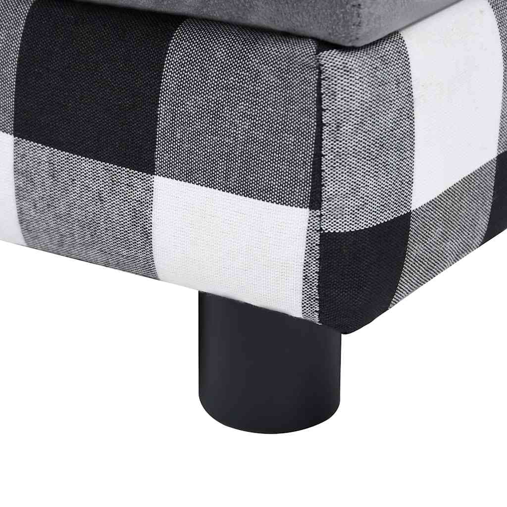Divano per Cani Grigio 57x34x36 cm in Peluche — miniatura 10 di 11