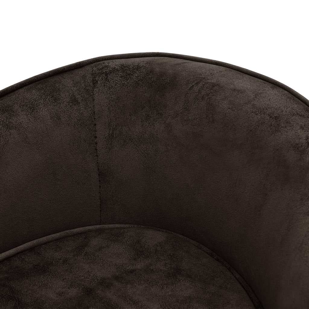 Divano per Cani Marrone 69x49x40 cm in Peluche — miniatura 6 di 8