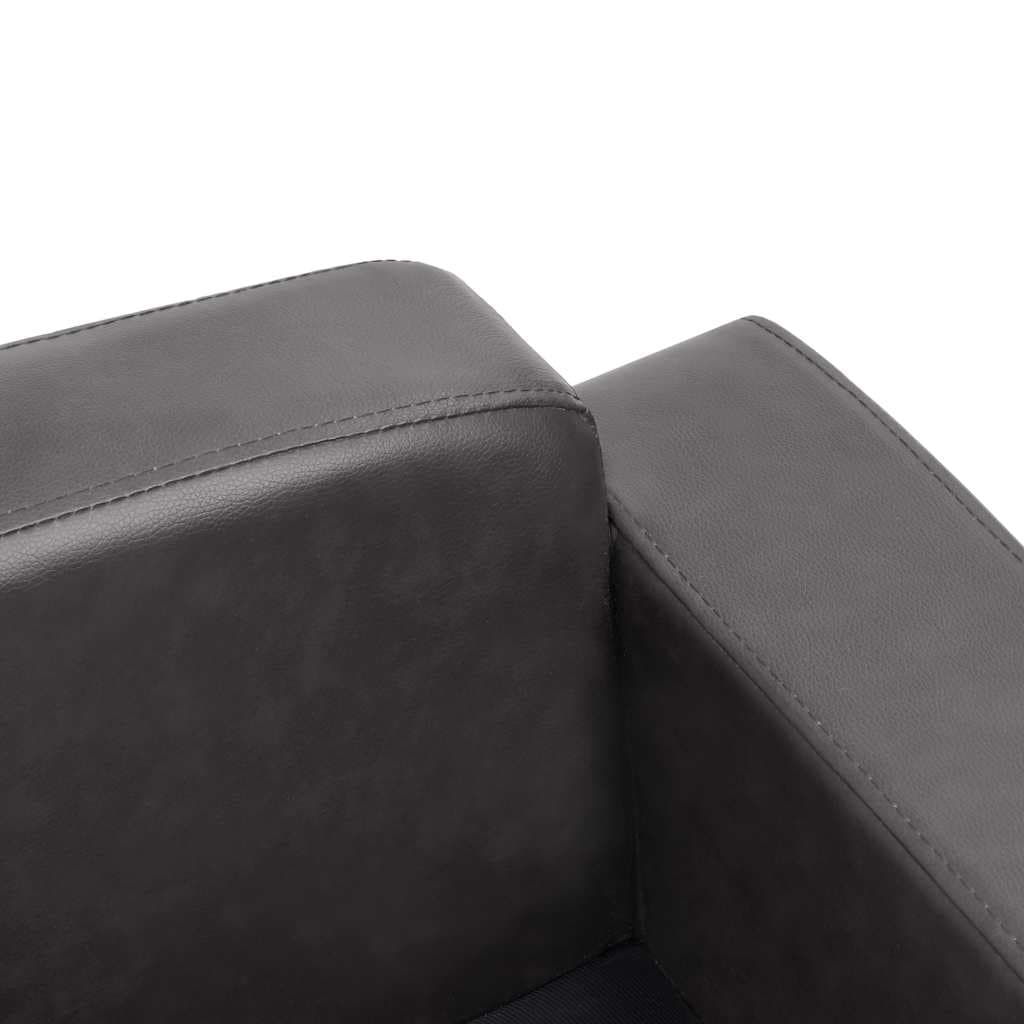 Divano per Cani Grigio 80x50x40 cm in Similpelle — foto 6 di 9