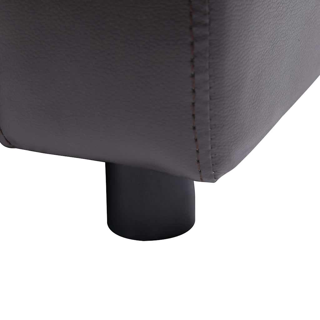 Divano per Cani Marrone 80x50x40 cm in Similpelle — miniatura 7 di 9