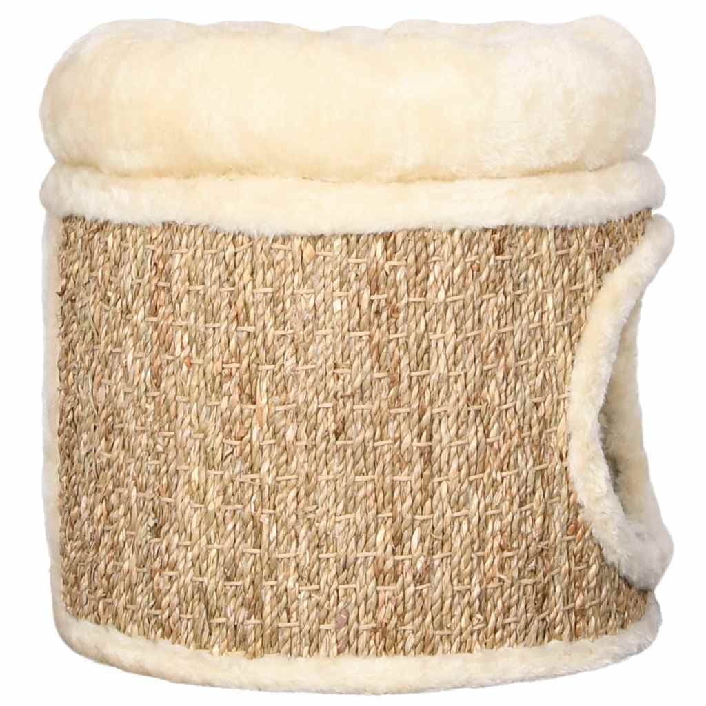 Cuccia per Gatti con Cuscino Lusso 33 cm in Giunco — miniatura 2 di 6