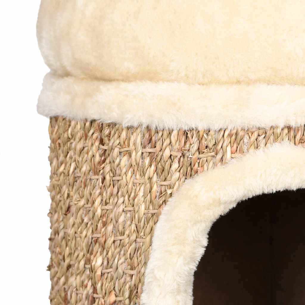Cuccia per Gatti con Cuscino Lusso 33 cm in Giunco — miniatura 3 di 6