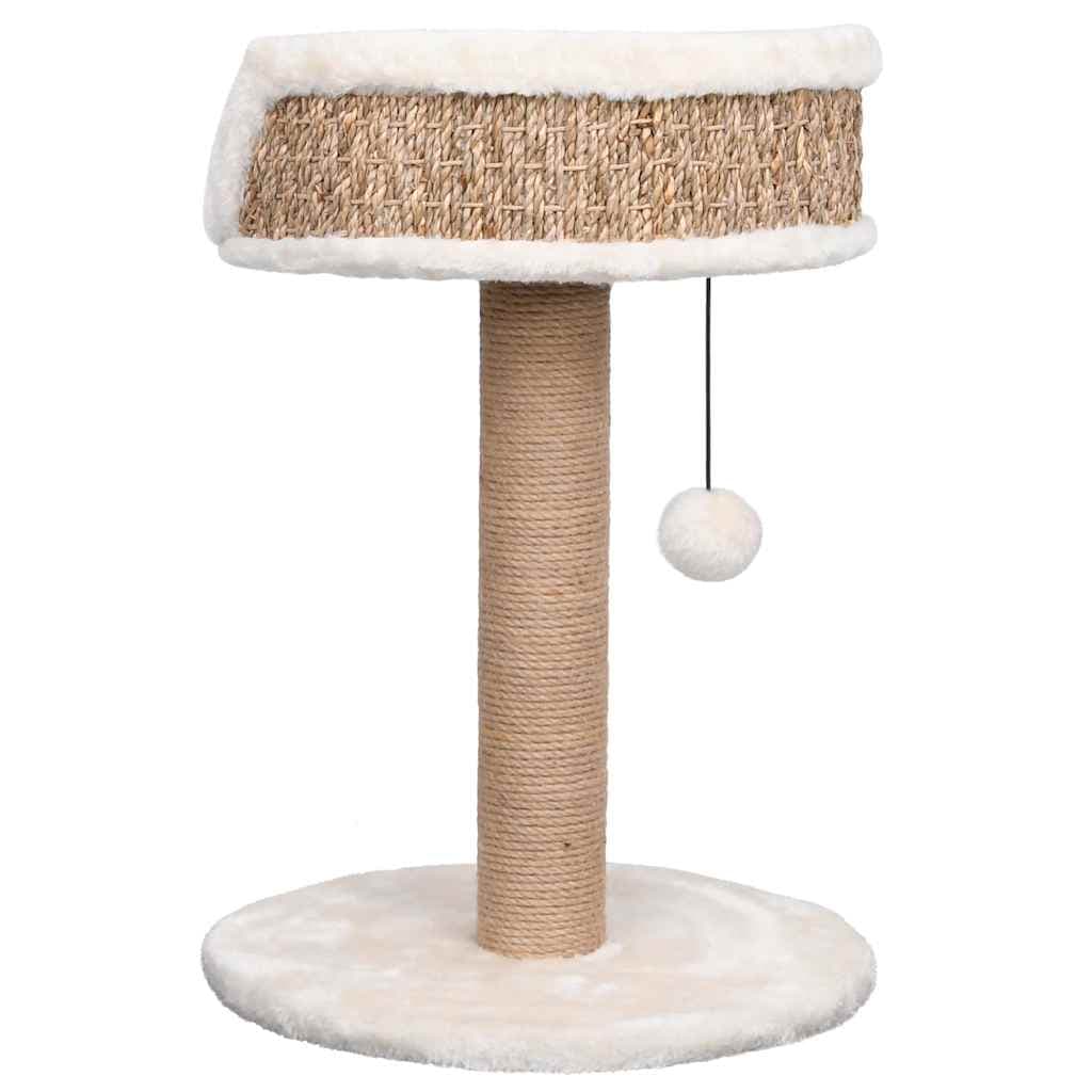 Albero per Gatti con Palo Tiragraffi 49 cm in Giunco — miniatura 3 di 6