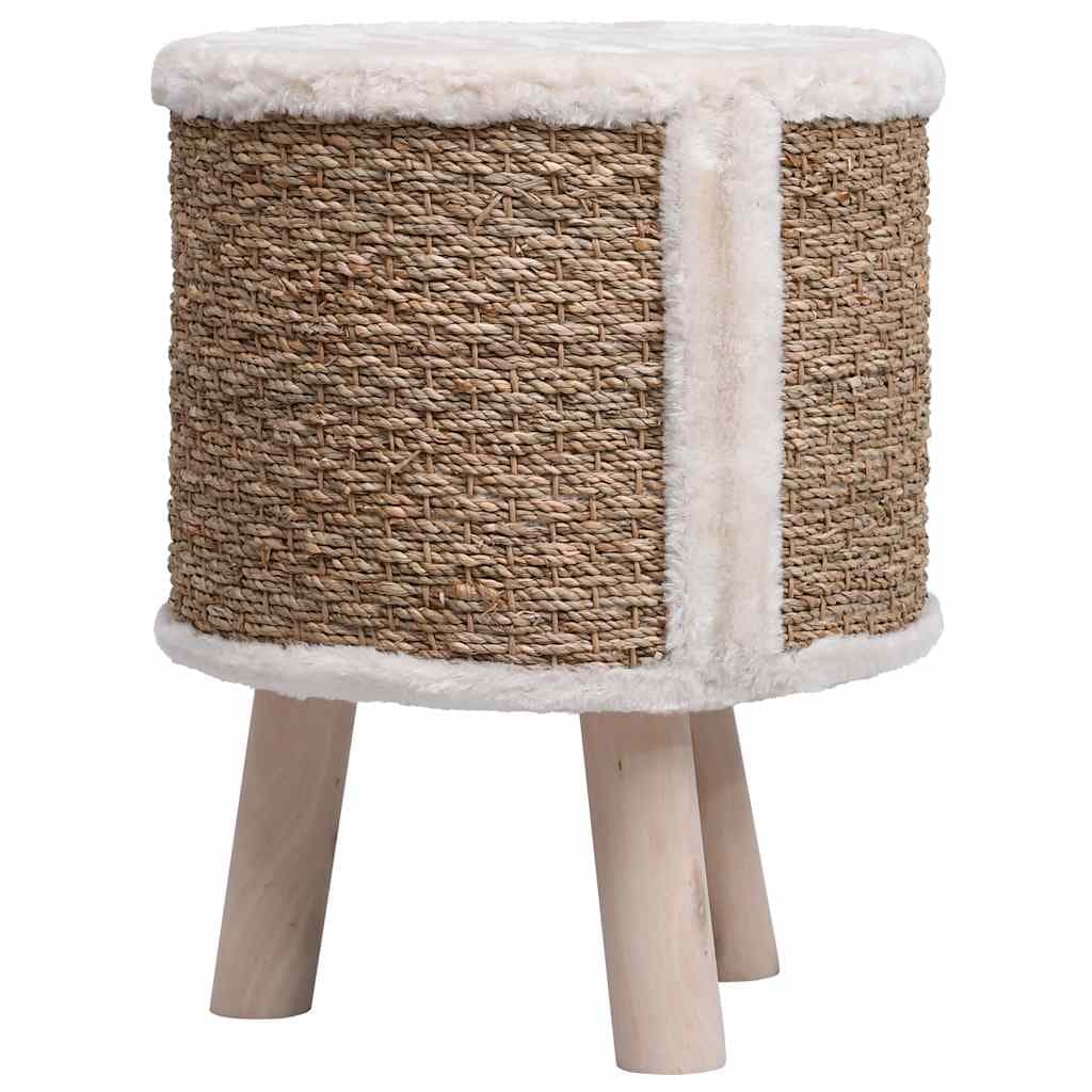 Cuccia per Gatti con Gambe in Legno 41 cm in Giunco — miniatura 3 di 6