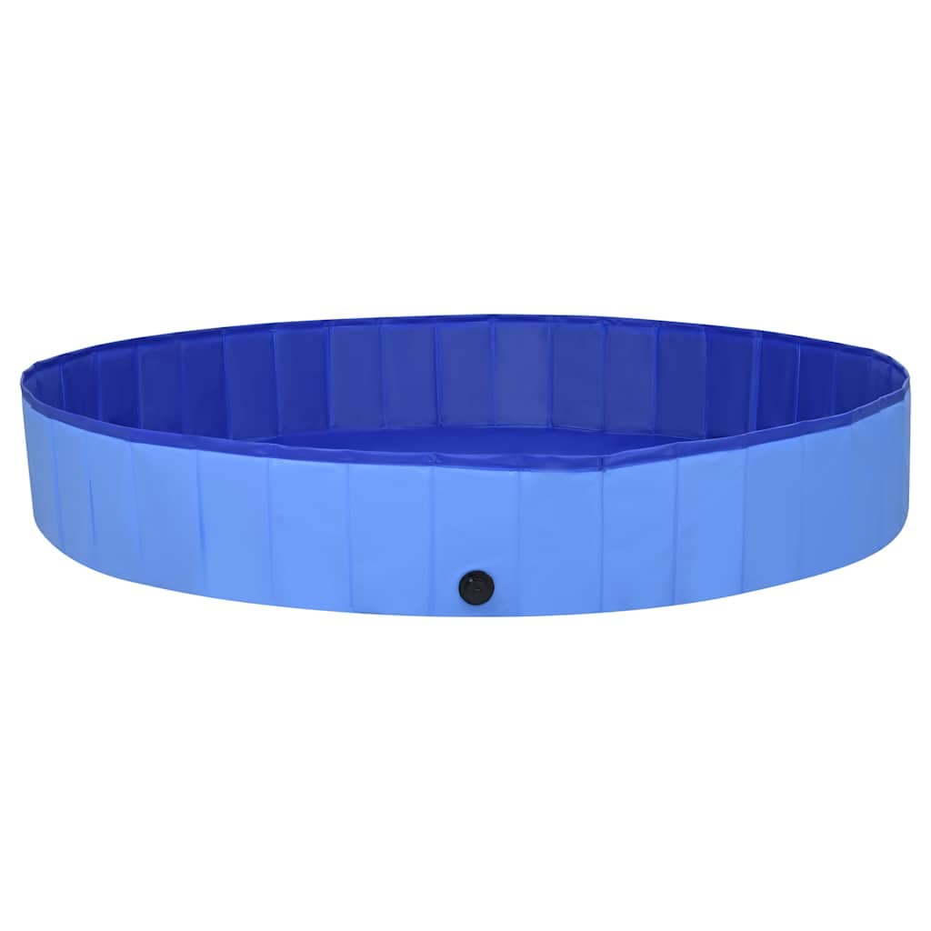 Piscina per Cani Pieghevole Blu 200x30 cm in PVC — foto 2 di 8