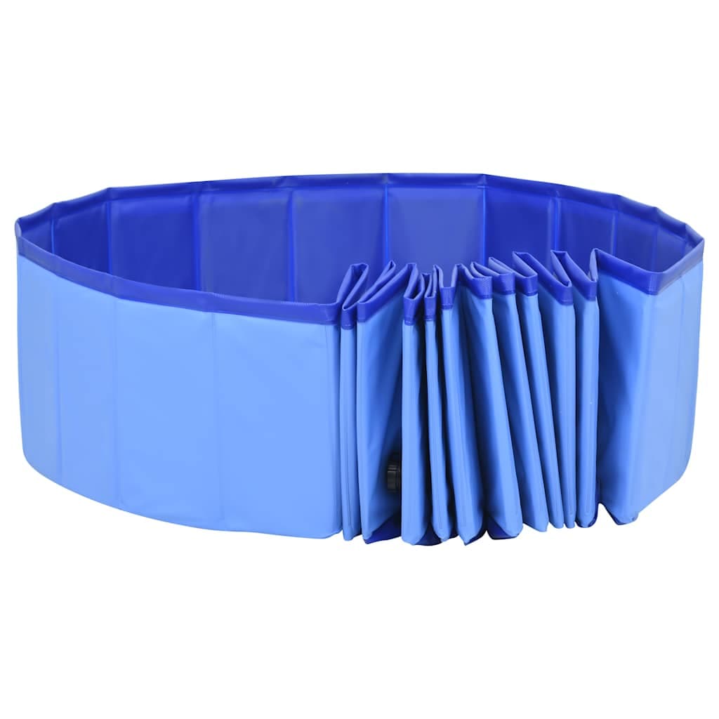 Piscina per Cani Pieghevole Blu 300x40 cm in PVC — foto 3 di 8