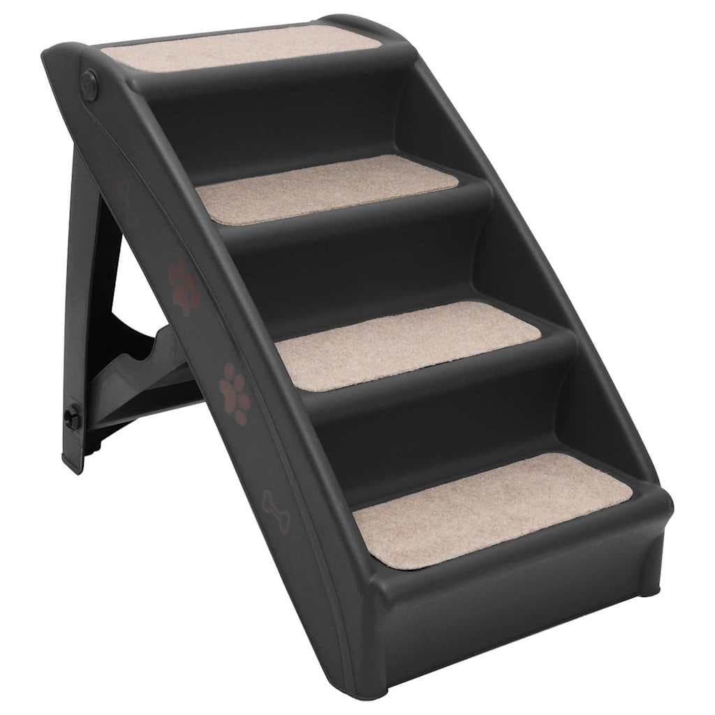 Scala Pieghevole per Cani Nera 62x40x49,5 cm — miniatura 2 di 8