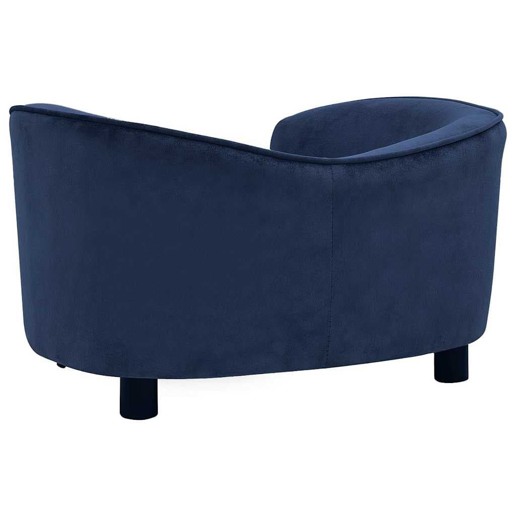 Divano per Cani Blu 69x49x40 cm in Peluche — foto 4 di 8