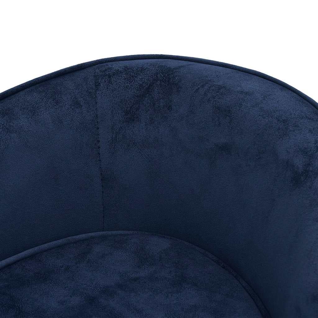 Divano per Cani Blu 69x49x40 cm in Peluche — foto 6 di 8