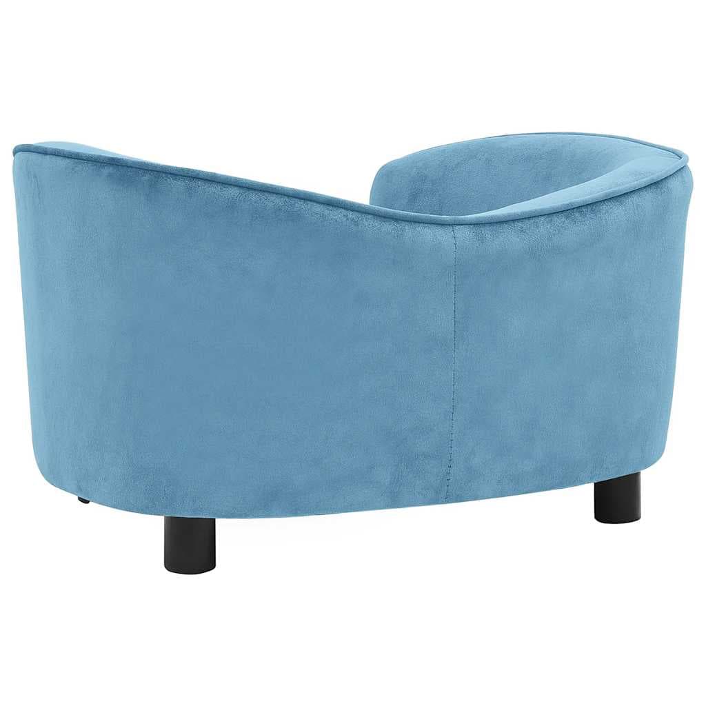Divano per Cani Turchese 69x49x40 cm in Peluche — foto 4 di 8