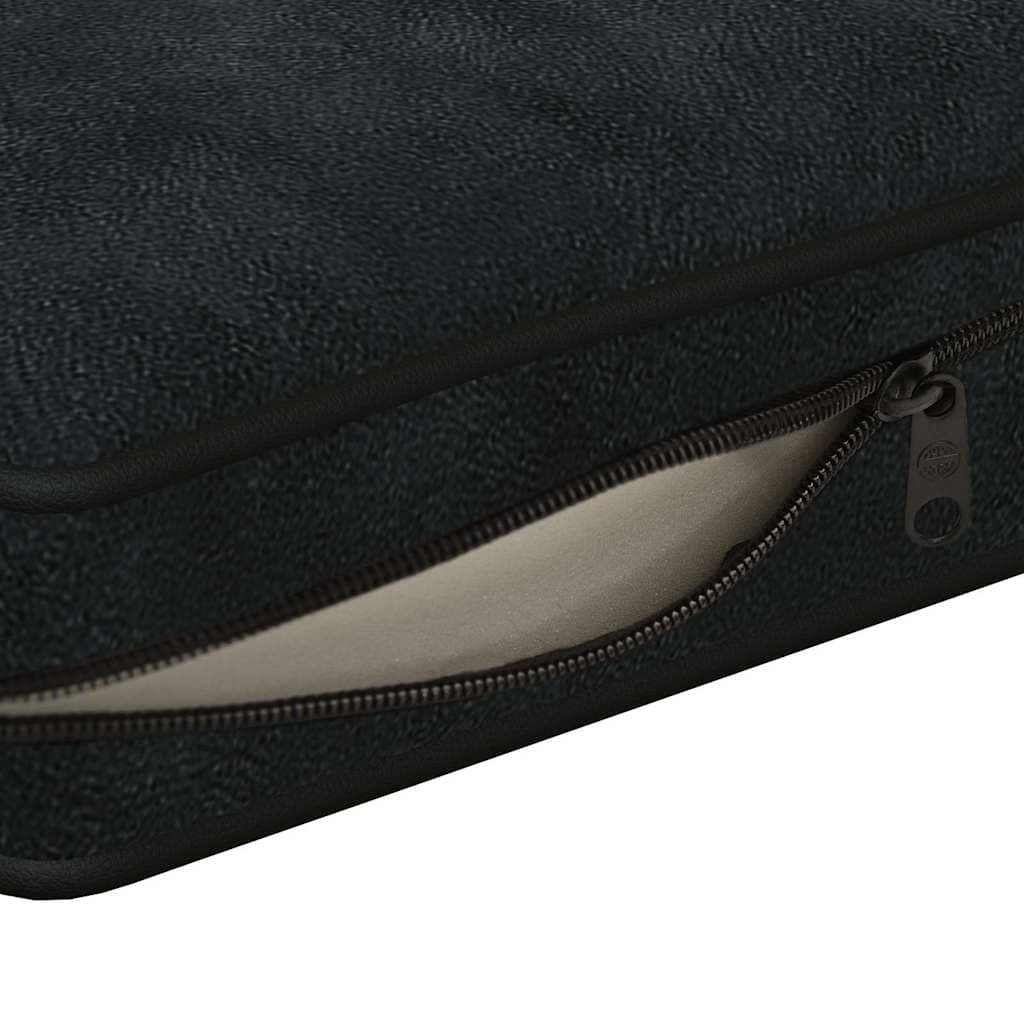 Divano per Cani Nero 72x45x30 cm in Peluche — miniatura 9 di 12