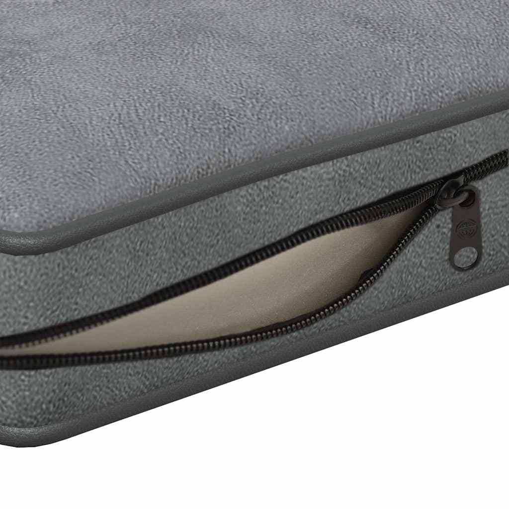Divano per Cani Grigio Scuro 72x45x30 cm in Peluche — miniatura 9 di 12