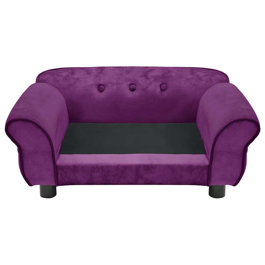 Divano per Cani Borgogna 72x45x30 cm in Peluche — miniatura 5 di 12