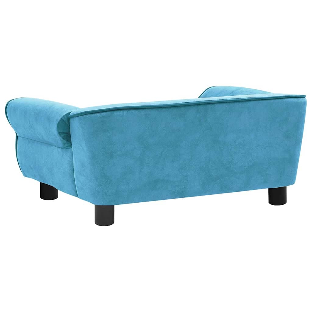 Divano per Cani Turchese 72x45x30 cm in Peluche — miniatura 7 di 12
