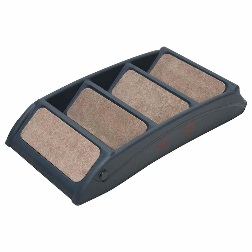Scala per Cani Pieghevole con 4 Gradini Grigio Scuro — miniatura 5 di 8