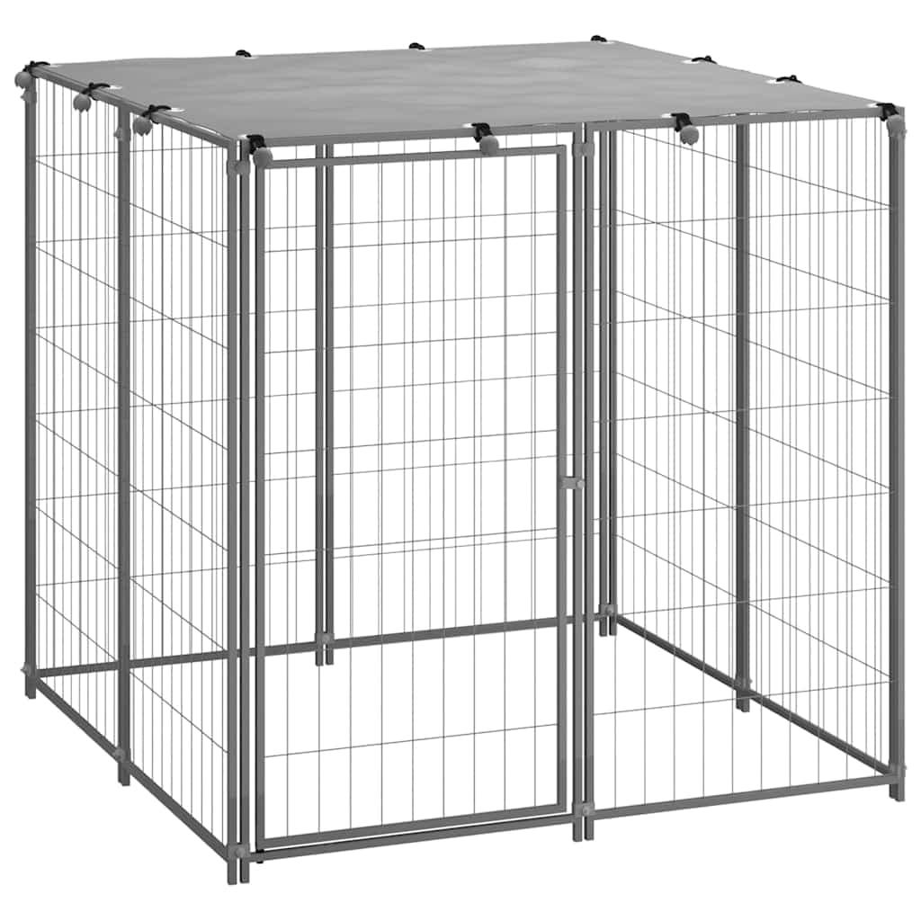 Cuccia per Cani Argento 110x110x110 cm in Acciaio — foto 2 di 8